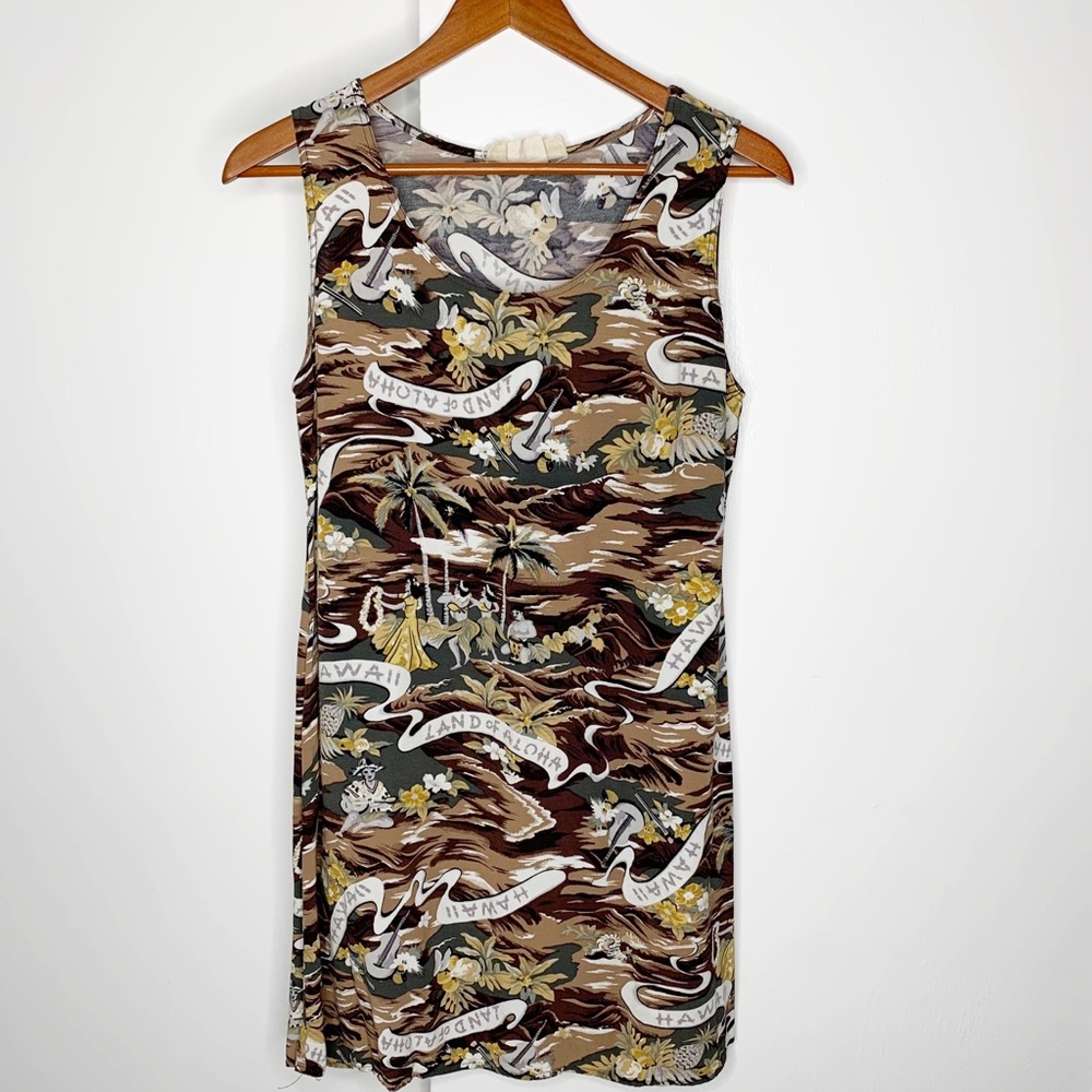 Loco Lindo Vintage Hawaiian Dress Sz L